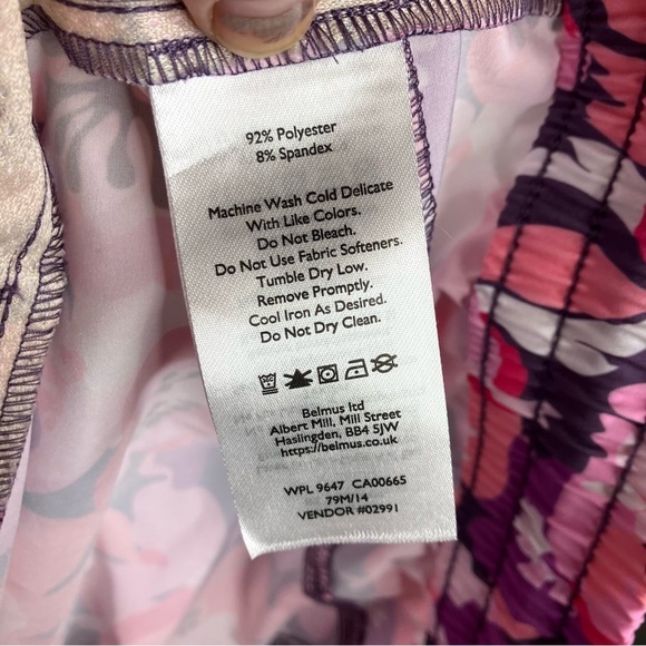 Eddie Bauer Marina Amphib shorts pink purple floral pattern size XS - Picture 8 of 8